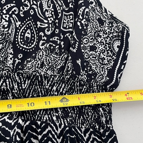 Bila Boho Printed Handkerchief Sz L Sleeveless Maxi Dress - Picture 8 of 12